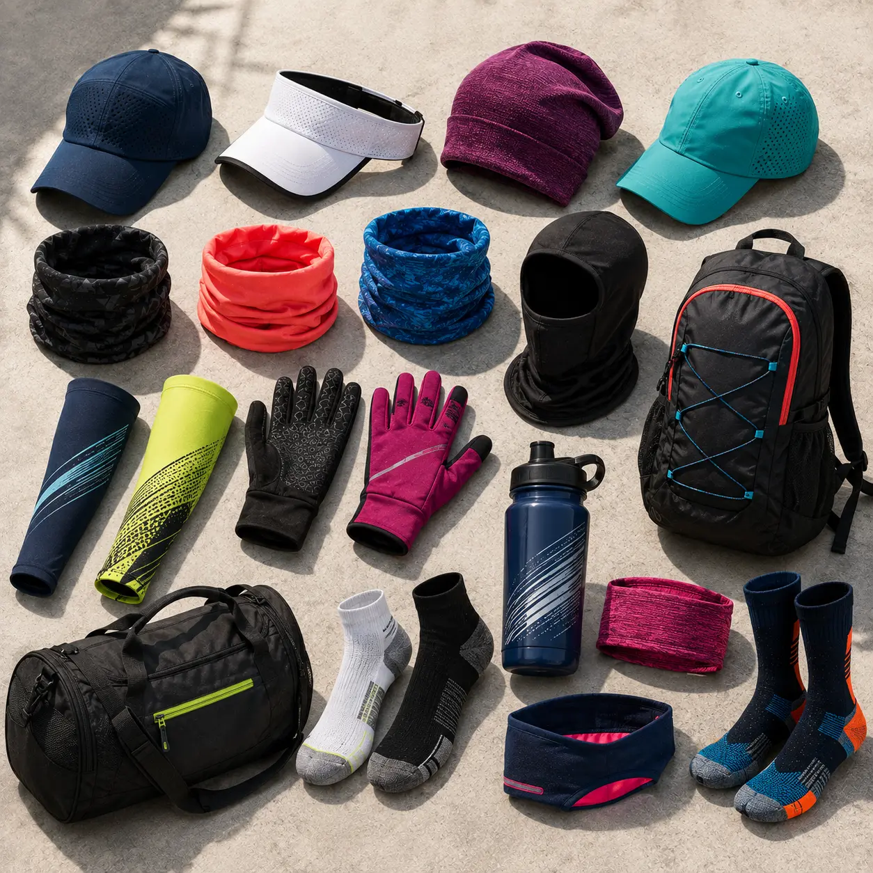 Gamme d’accessoires de sport personnalisés pour accompagner les entraînements