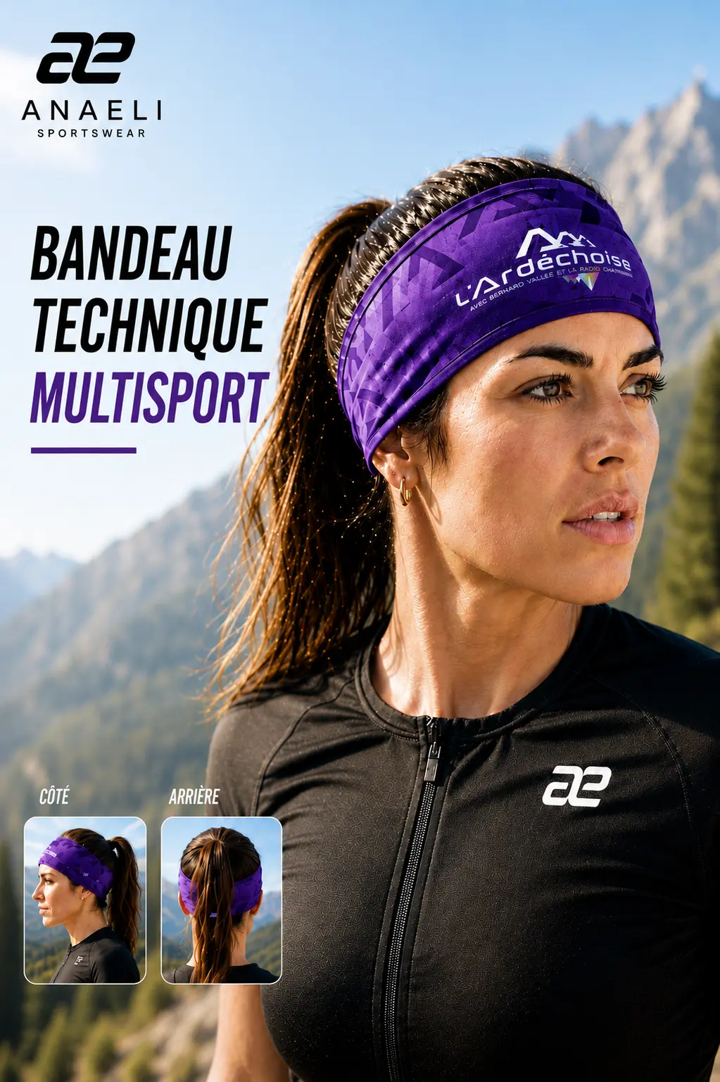 Bandeau technique multisport personnalisé