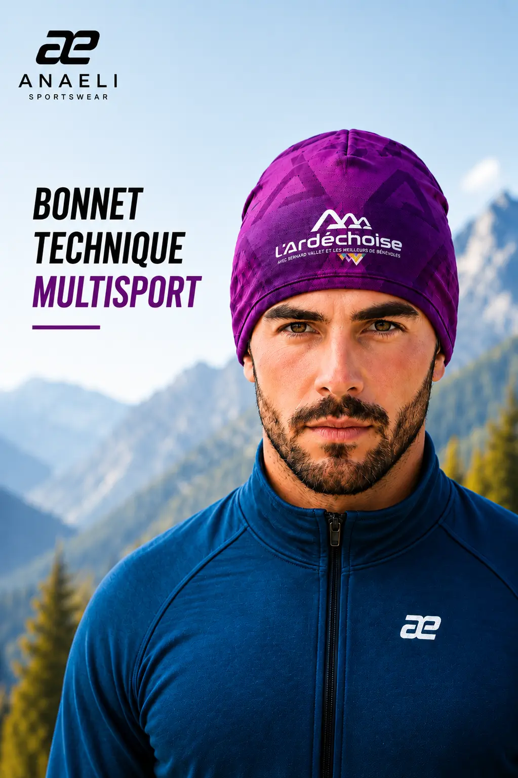 Bonnet technique multisport personnalisé