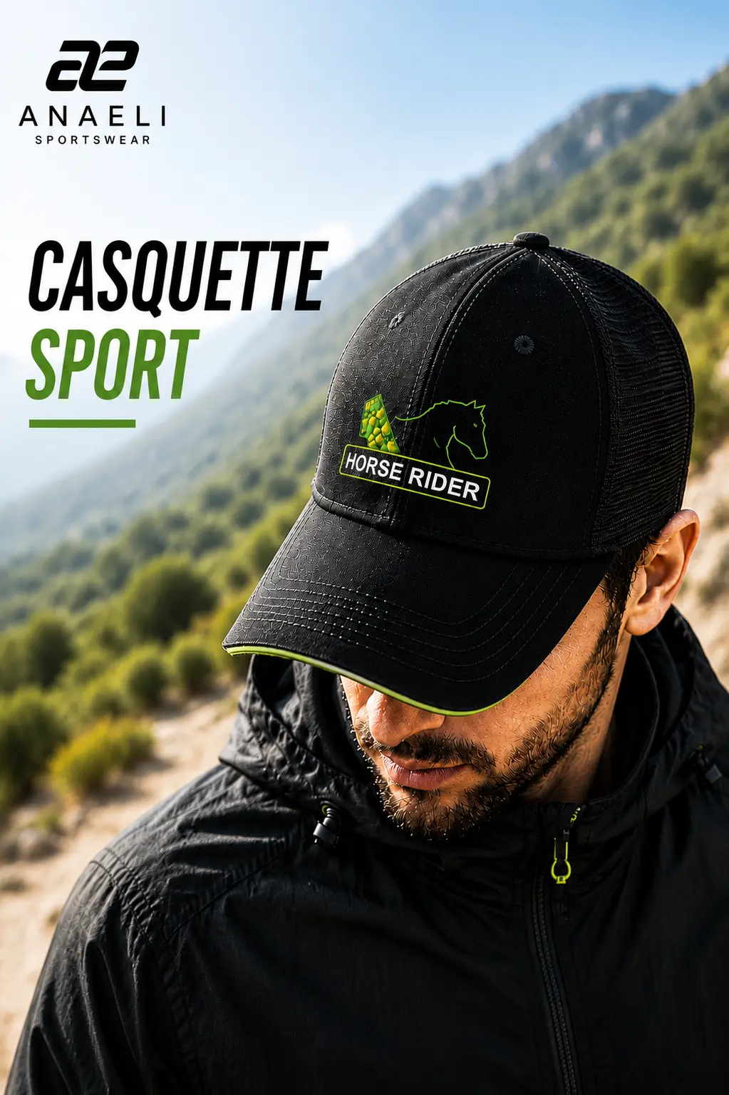 Casquette de sport Horse Rider personnalisée