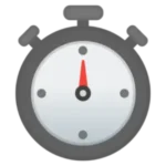 Chronomètre illustrant le respect des délais
