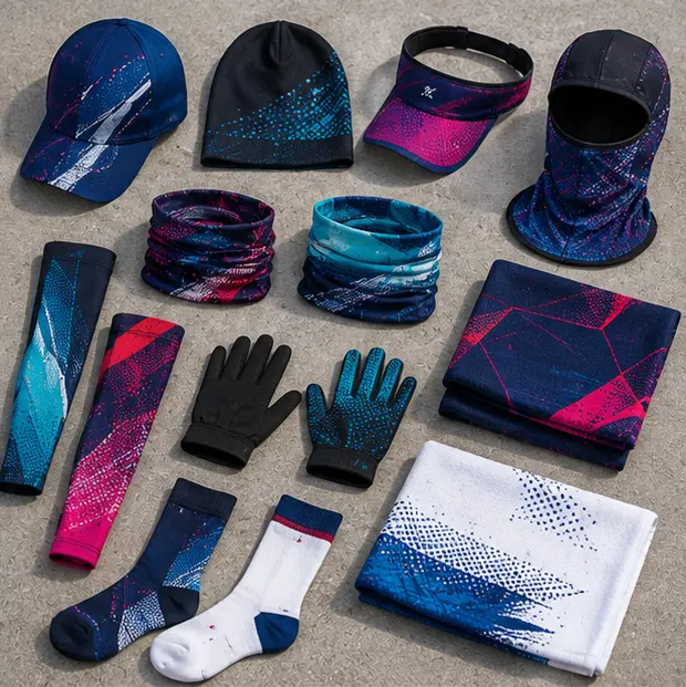 Collection d’accessoires dédiés au sport