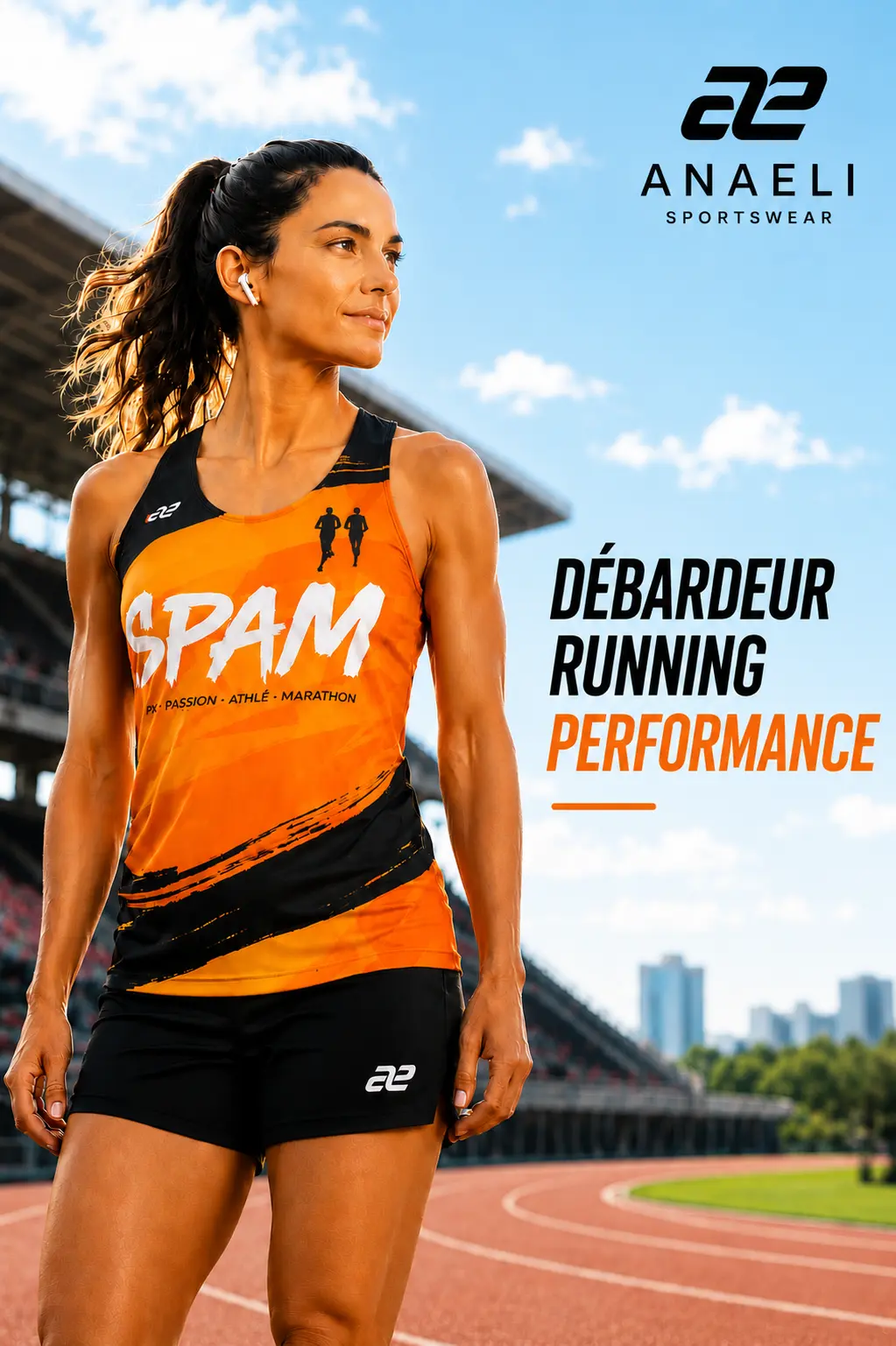 Débardeur de running personnalisé