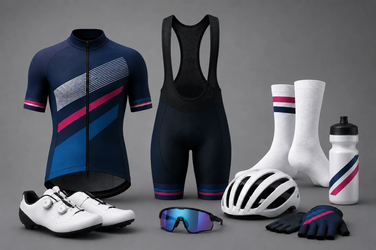 Équipements et accessoires pour compléter vos maillots de cyclisme personnalisés