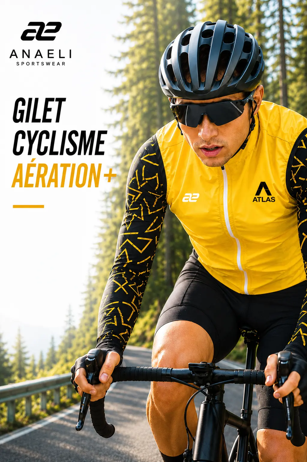 Gilet de cyclisme Aération+ personnalisé