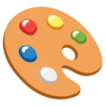 Palette de couleurs illustrant la création d'un design personnalisé