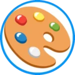 Palette de couleurs illustrant la personnalisation de design